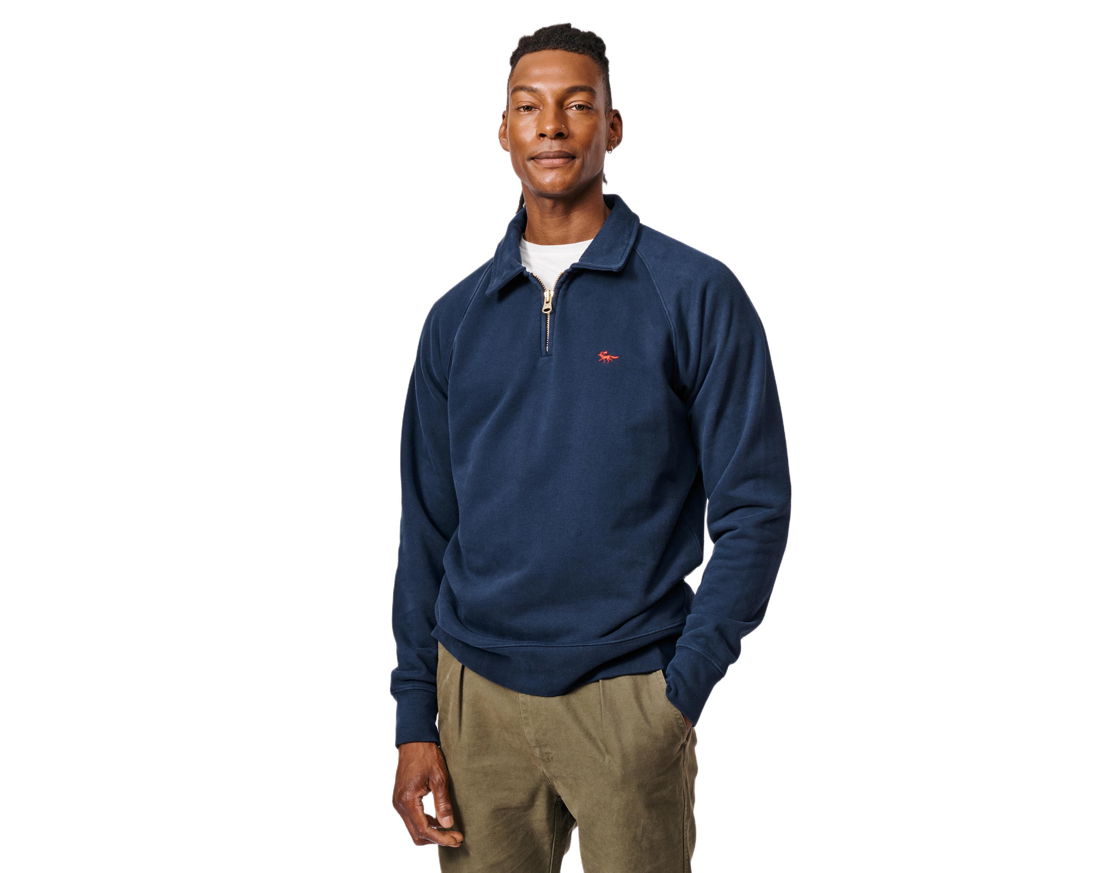 Aubin Men's Dunster Zip Neck Sweatshirt
