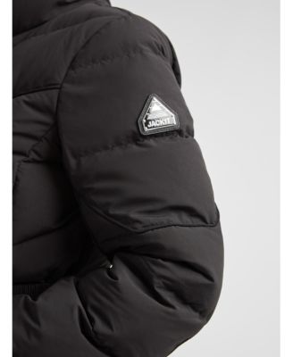 Women's Diamond Belted Hooded Down Coat