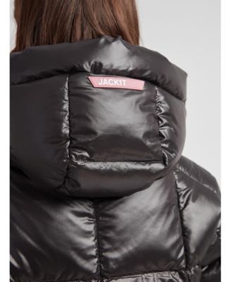 Women's EZ Boxed Hooded Cropped Puffer Coat