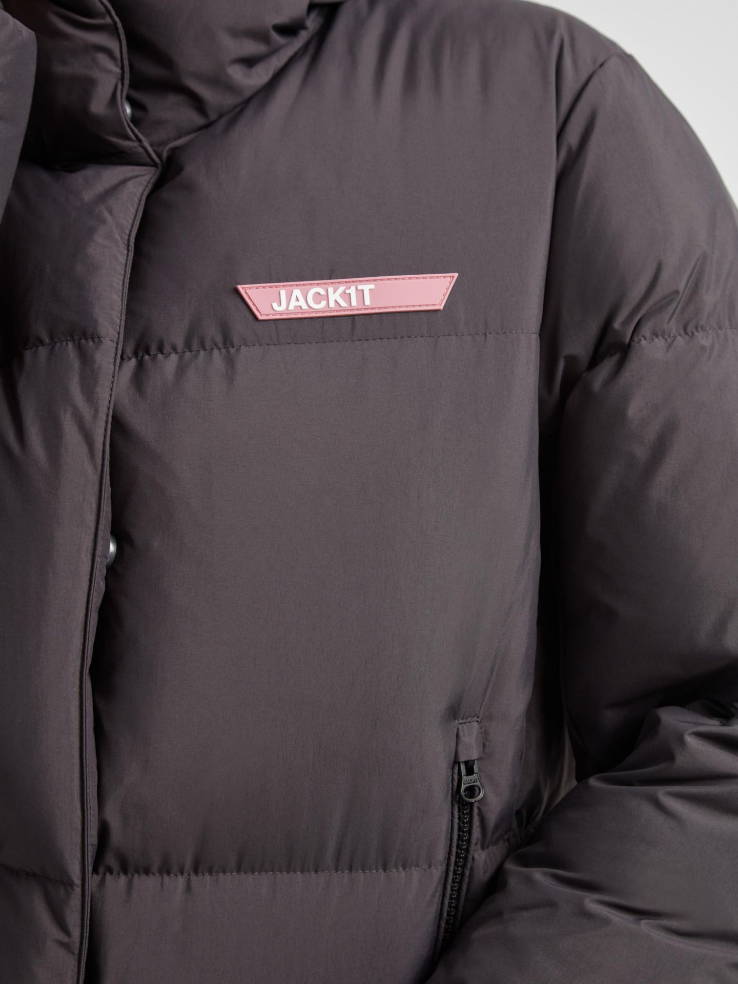 Женская куртка JACK1T Star Shower Long Sleeve Puffer, цвет: Чёрный — фото 5