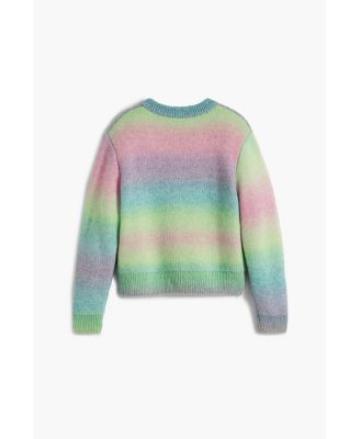 Girls's Rainbow cat sweater