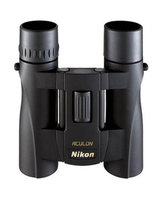 10x25 ACULON A30 Roof Prism Binoculars with 5.0 Degree Angle of View, Black - Refurbished