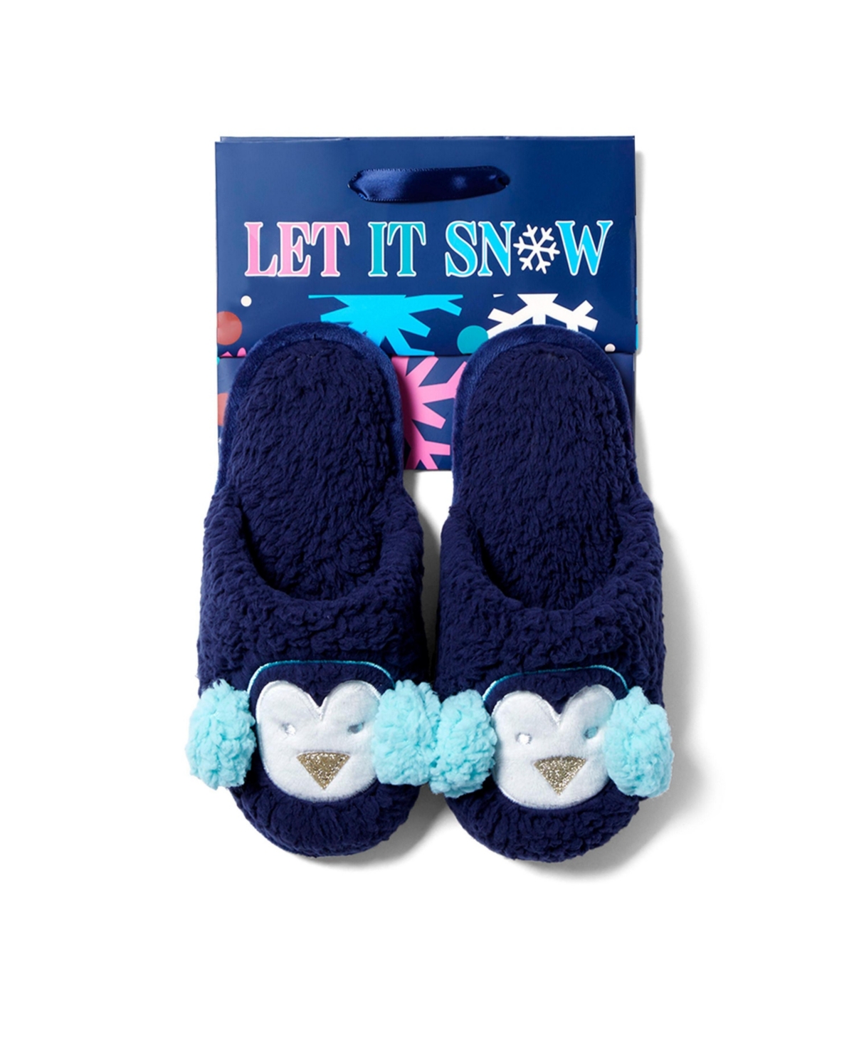 Dearfoams Cozyfoams Women's Holiday Novelty Scuff Slipper with Gift Bag
