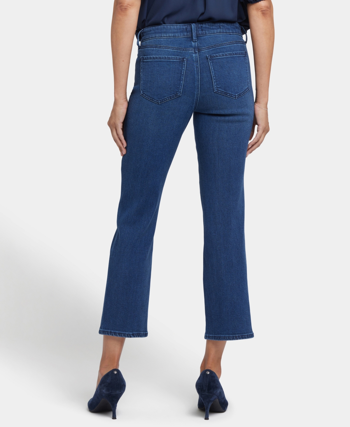 Nydj Marilyn Ibiza Blues Straight Leg Jean In Blue