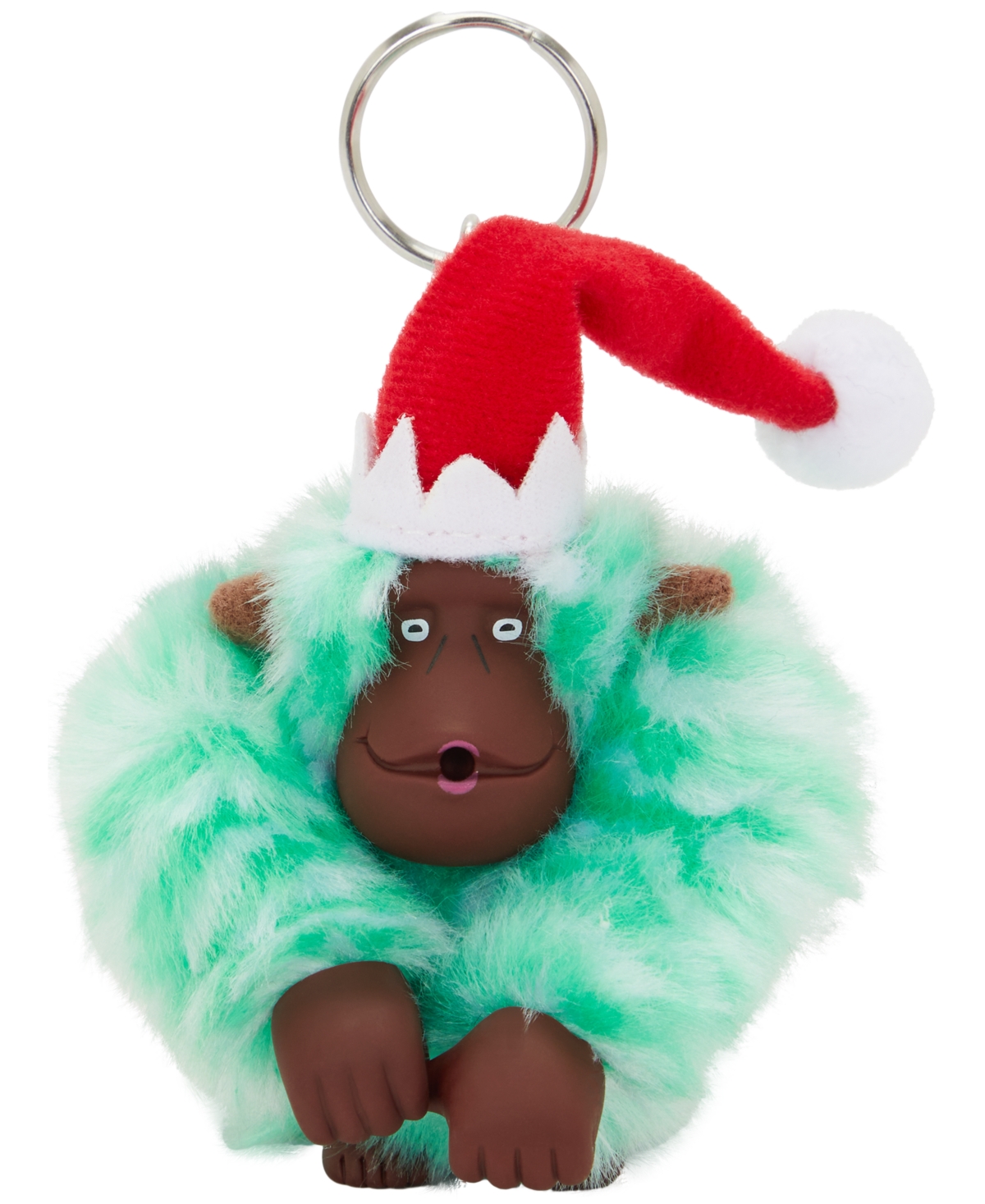Kipling Elf Boxed Monkey Keychain In Green