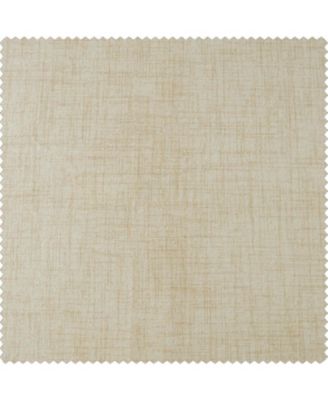 Grommet Thermal Cross Linen Weave Blackout Curtain