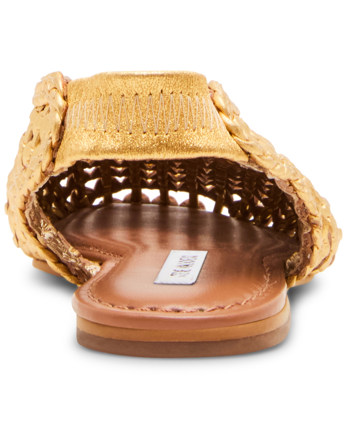 Steve Madden Women's Rumi Woven Slingback Raffia Flats