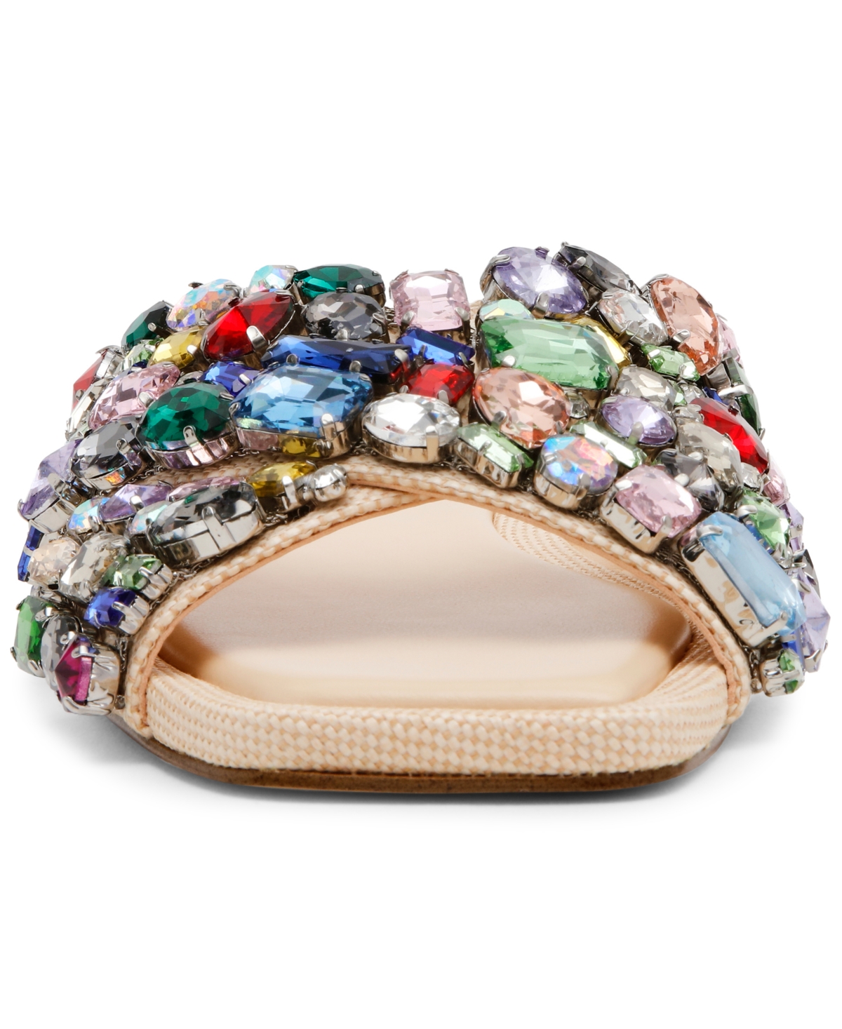 Steve Madden Women's Levity Embellished Flat Slide Sandals