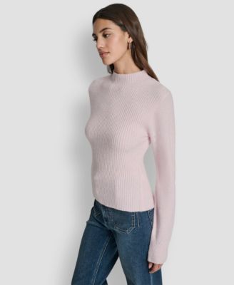 Women's Crewneck Blouson Sleeves Sweater