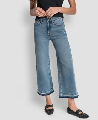 DKNY Jeans - Women's Mid-Rise Wide Leg Jeans