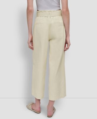 Women's High-Rise Paper Bag Pants