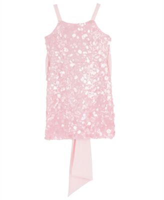 Girls 7-16 Sequin Mesh A-Line Dress