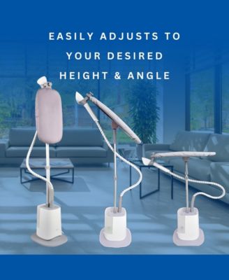 Complete Garment Steamer with Smart Auto Off Pivoting Ironing Board and 6 Steam Settings