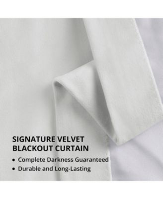 Signature Extra Wide Velvet Blackout Curtain