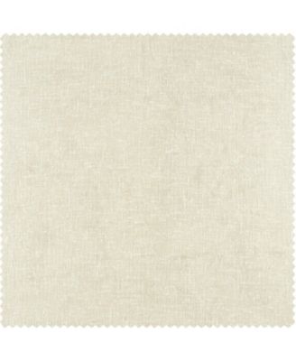 Grommet Textured Faux Linen Sheer Curtain