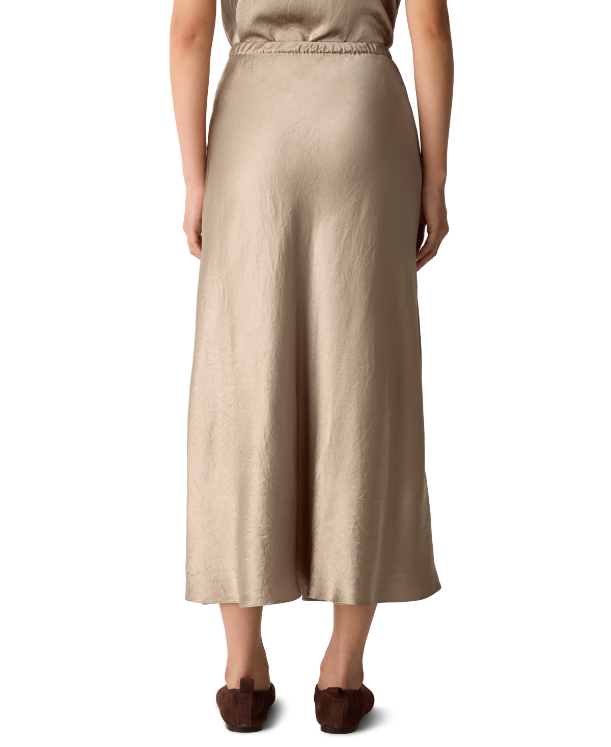 Eileen Fisher Women's Crinkle Textured Maxi Skirt, Regular and Plus