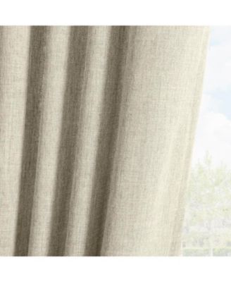 Simply Faux Linen Light Filtering Curtain Pair (2 Panels)