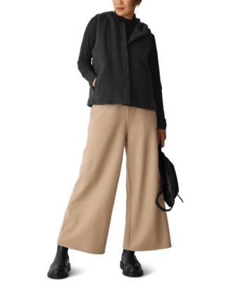 Women's Hooded Sleeveless Jacket, Regular and Plus