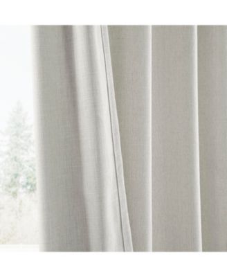 Simply Faux Linen Light Filtering Curtain Pair (2 Panels)