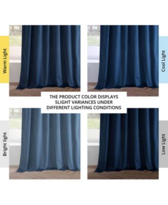 Simply Velvet Room Darkening Curtain Pair (2 Panels)
