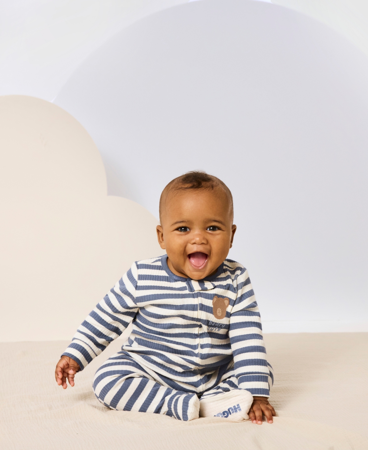 Huggies Baby Boys 2-Way Full-Zip Footed Coverall