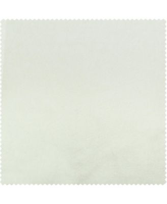 Ruched Solid Faux Silk Taffeta Room Darkening Curtain