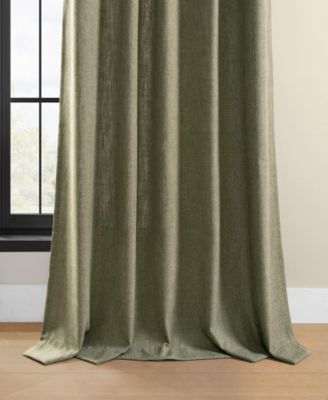 Simply Faux Linen Light Filtering Curtain Pair (2 Panels)
