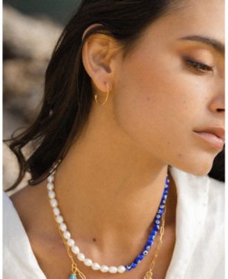 Allegra Oval Hoop Earrings