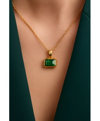 Noa Emerald Pendant Necklace