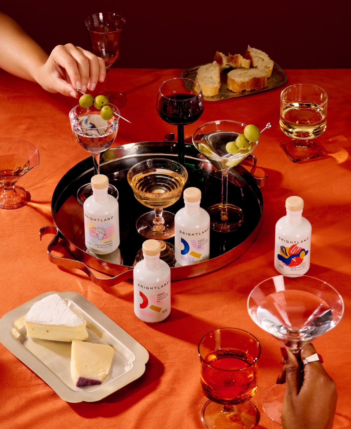 Brightland Classic Minis Flavored Olive Oil 4-Pc. Gift Set