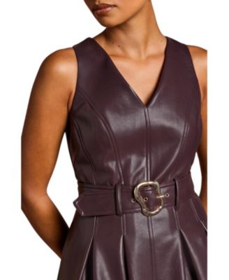 Women's V Neck Sleeveless Dress