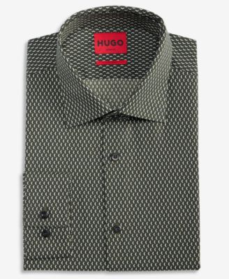 Men's Modern-Fit Solid Poplin Dress Shirt