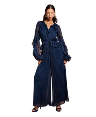 Women's Soft Chiffon Frill Jumpsuit