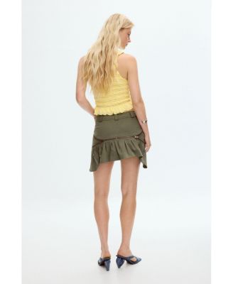 Women's Ruched striped T-shirt