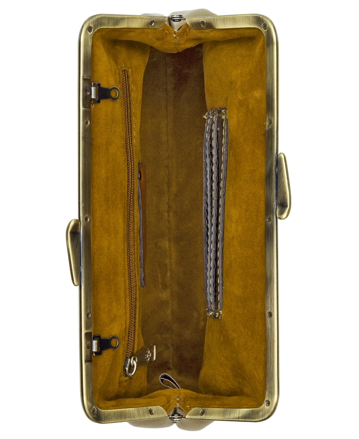 Patricia Nash Boxed Evelina Small Crossbody Handbag In Gold