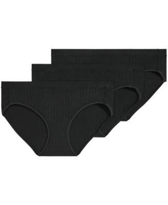 Women's 3-Pack Moderate Coverage Bikini Panties 4809