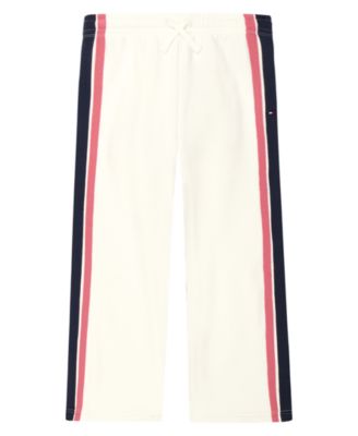 Tommy Hilfiger - Girls 7-16 Fleece Wide Leg Side Stripes Pants