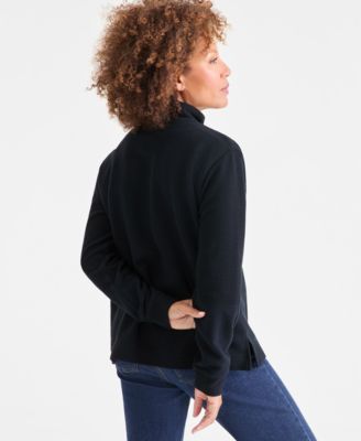 Petite Mock-Neck Sweatshirt, Macy's Exclusive