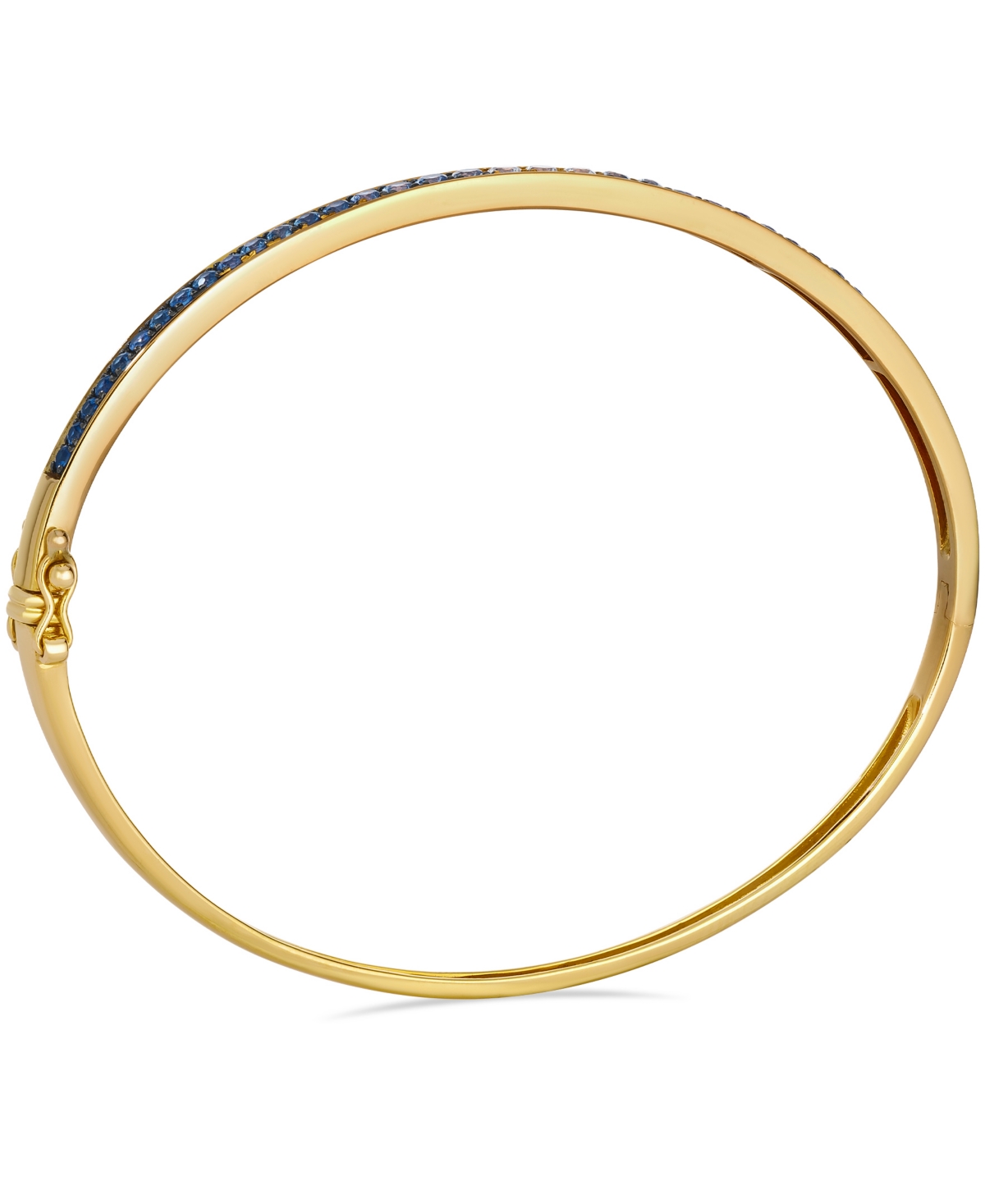 Le Vian White Sapphire (0.17 Ct. T.w.) And Sapphire Ombres (0.97 Ct. T.w.) Bracelet In 14k Honey Gold In Gold