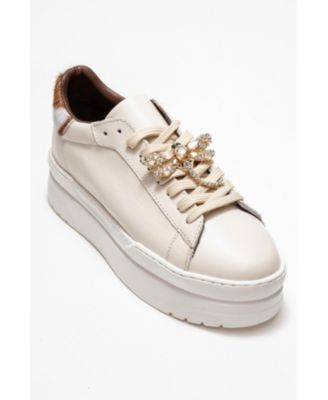 Laren Leather Buckle Sneakers (Women)