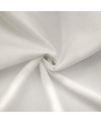 Mulberry Light Filtering Back Tab Curtain - 54x95", White