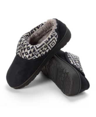 Women's Elsie Foldover Cuff Microsuede Clog Slipper