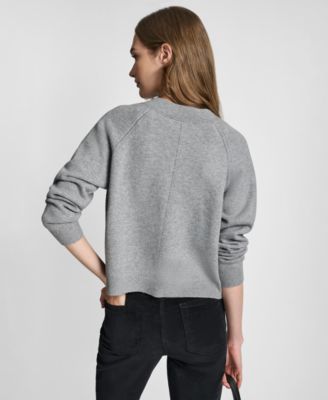 Women's Fashioned Raglan Long-Sleeve Cardigan Sweater