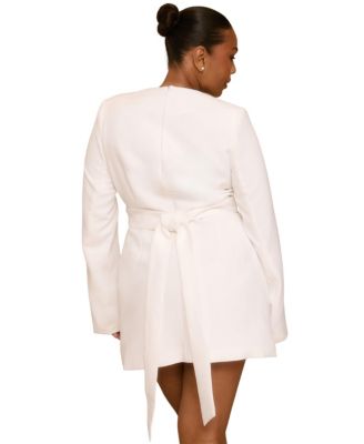 Women's Wrap Front Blazer Dress