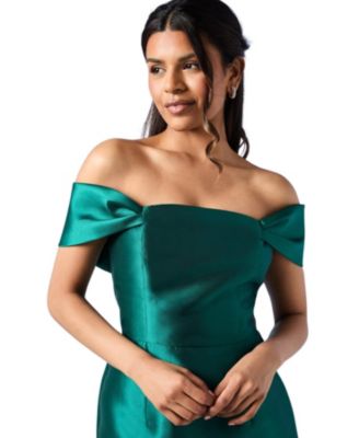 Petite Column Midi Bridesmaid Dress