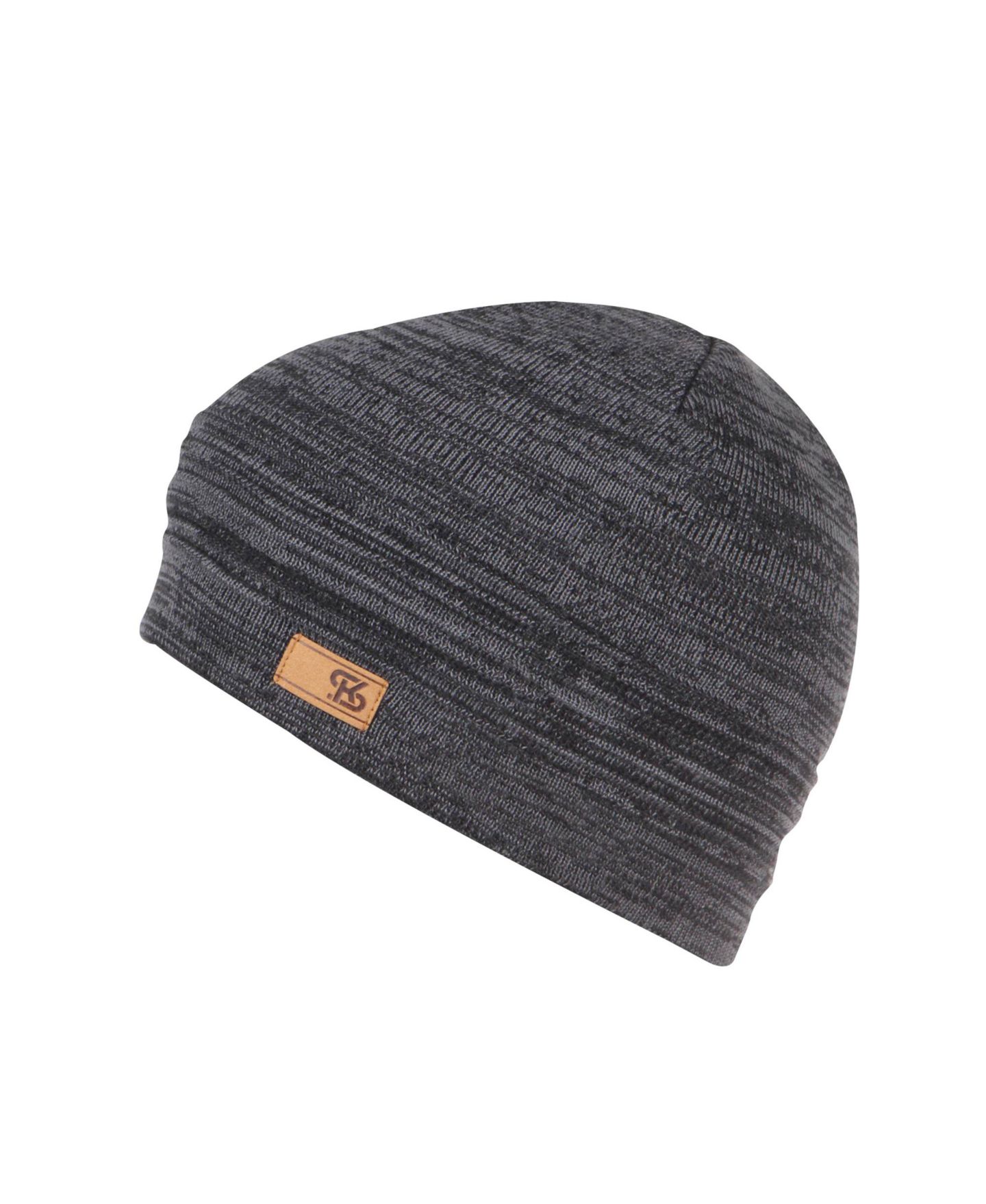 Мужская шапка Kanut Sports Unisex Crockett No-Cuff Beanie, цвет: Чёрный / Серый — фото 3