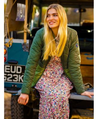 Women's Abloom Long Sleeve Floral Midi Dress