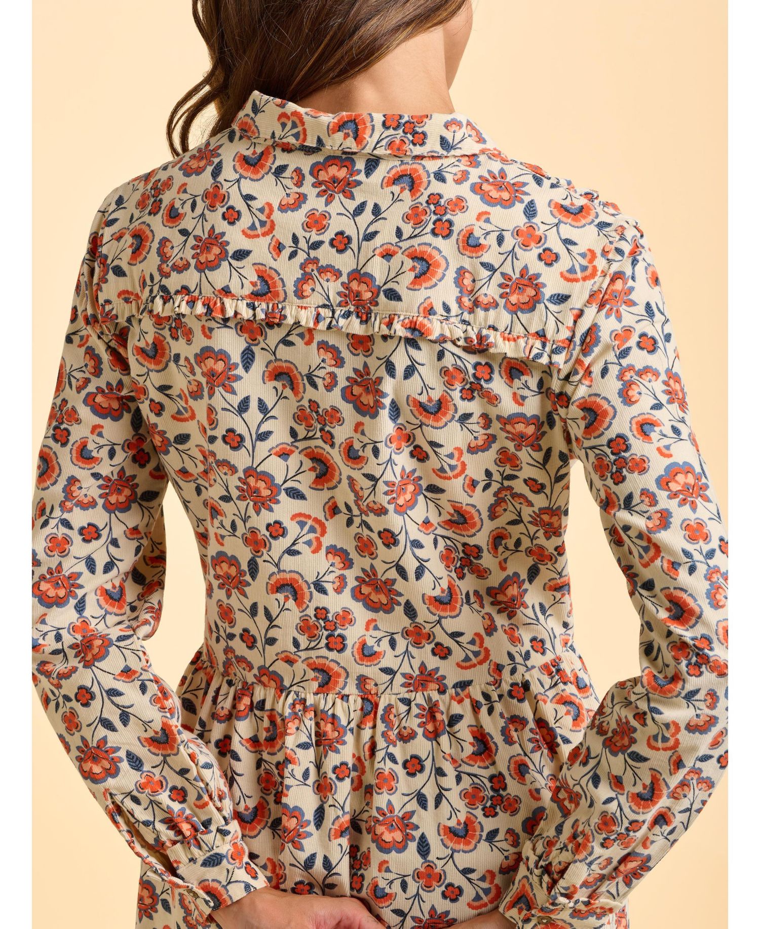 Women's Bella Long Sleeve Shirt Midi Dress