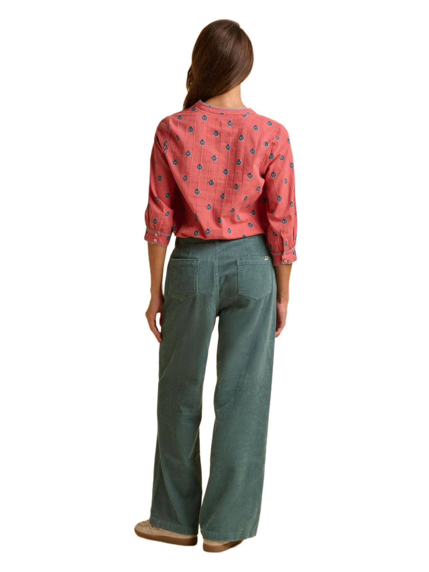 Women's Sara 3/4 Sleeve Round Neck Shirt