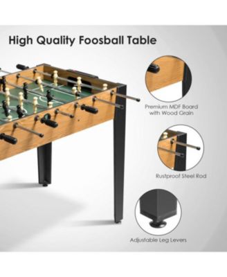48 Inch Competition Sized Home Recreation Wooden Foosball Table